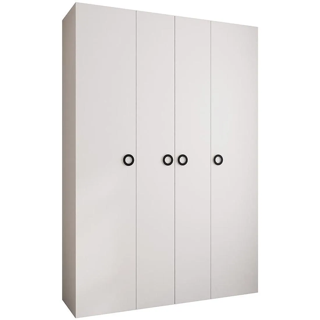 Como 1-170 ormar  50x170x245,5 cm bela/crna