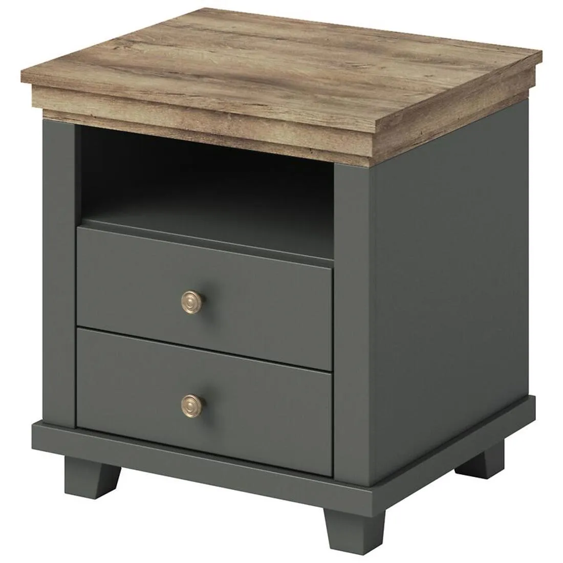 Evora nocni ormaric 52x42x54 cm zelena