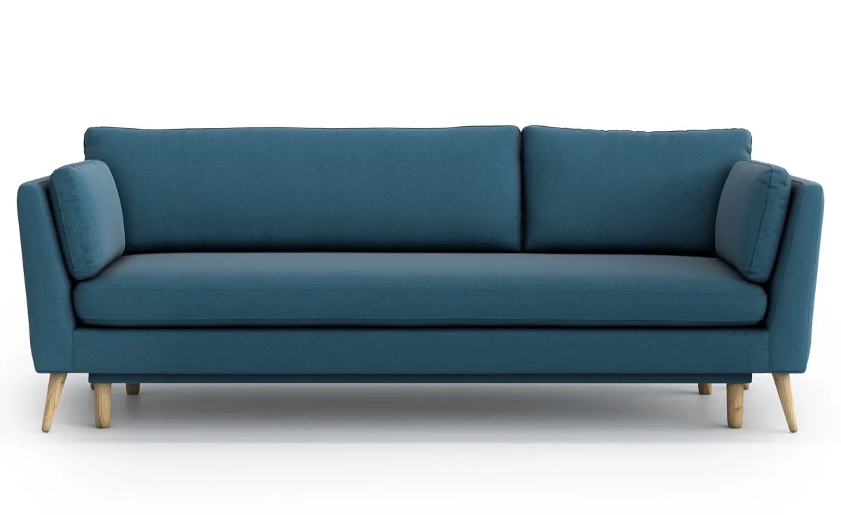 Jane trosed sa ležajem plavi 236x95x86 cm