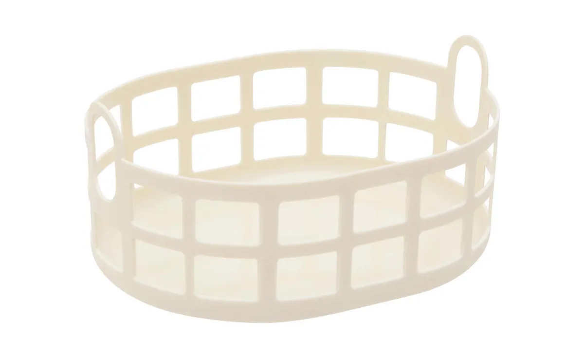 Korpa za hleb Poly 24 cm siva