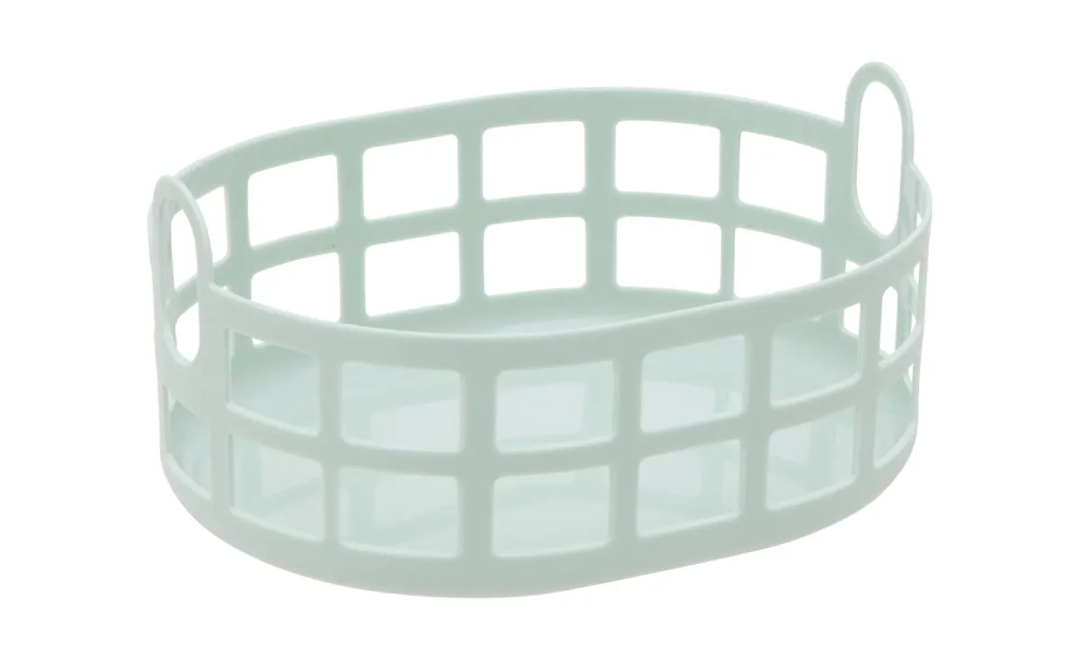 Korpa za hleb Poly 24 cm zelena