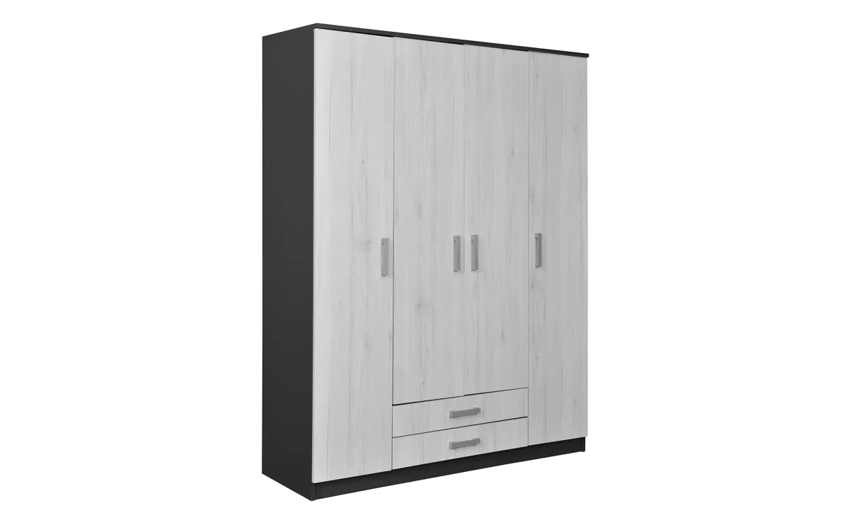 Monaco ormar 160x52x205cm,4 vrata+2 fioke