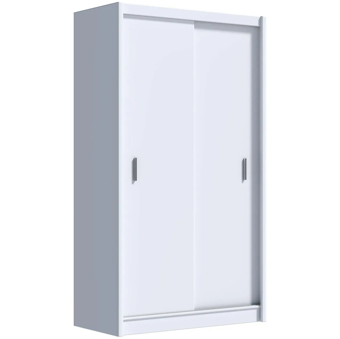 Multi 120 klizni ormar 2 vrata 120x61x215 cm beli