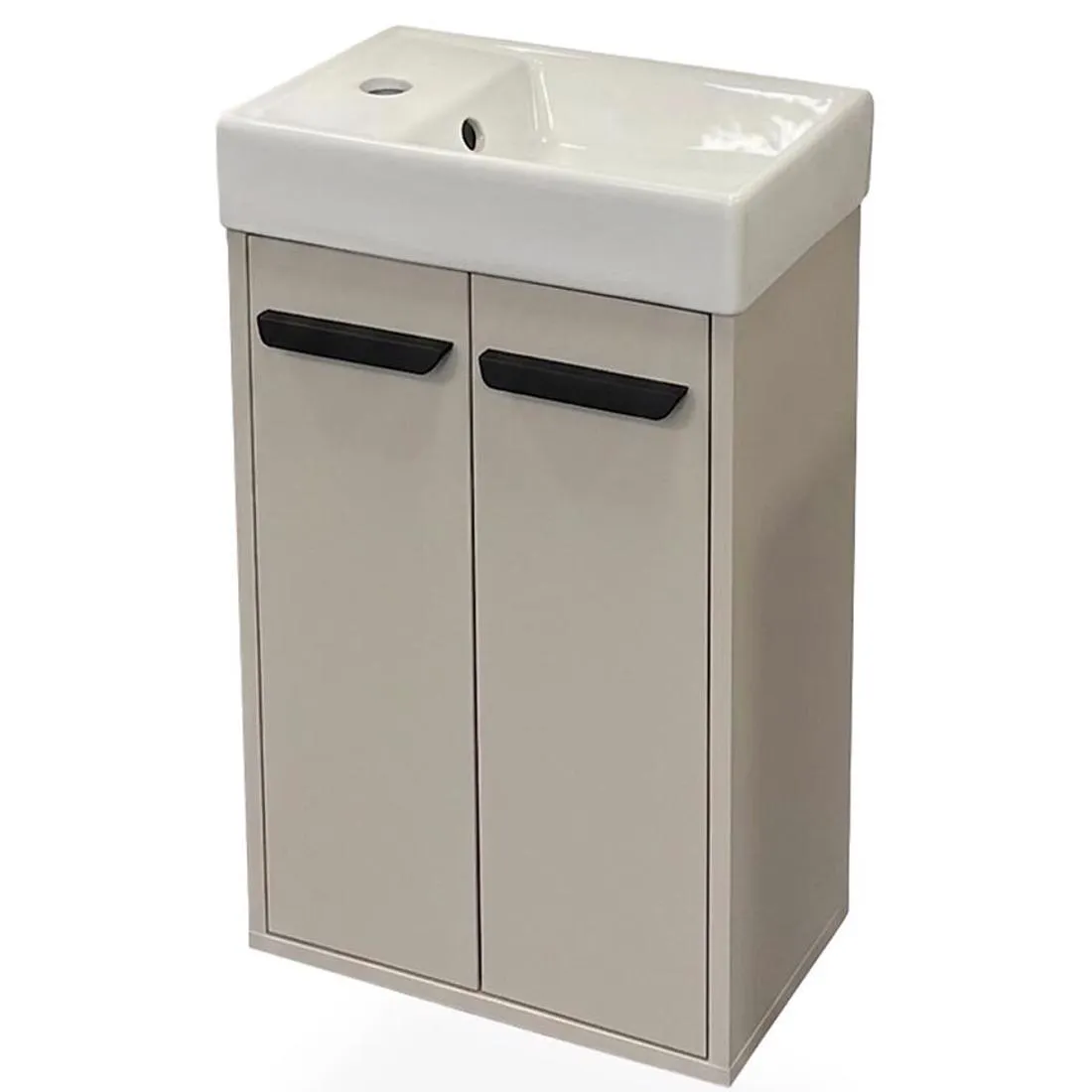 Nova mini 40 viseci ormaric za umivaonik 39,7x21,9x62,8 cm kašmir