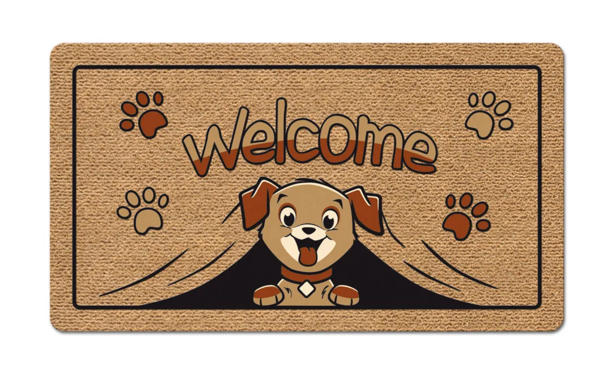 Otirač welcome puppy 40x70cm