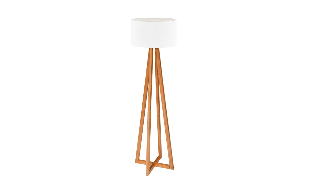Podna lampa Molu bela