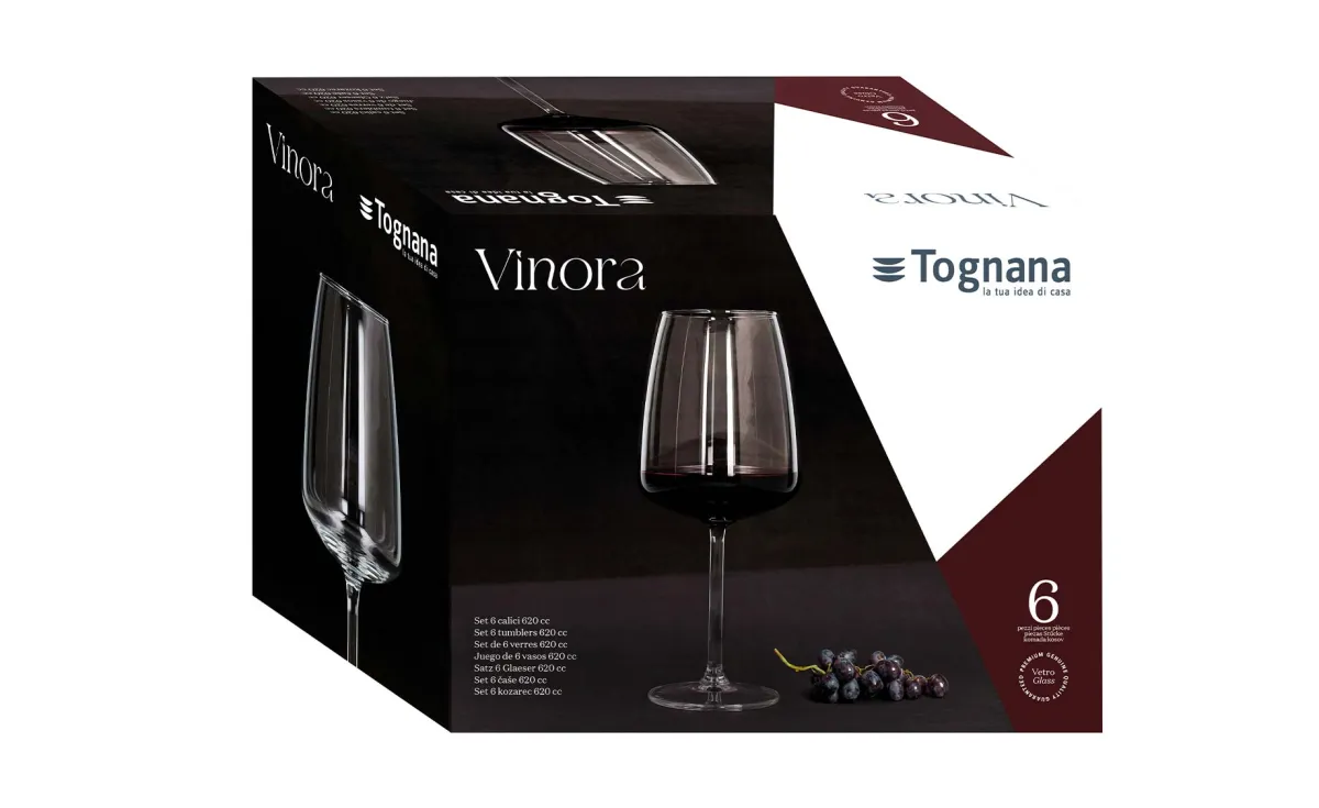 Set 6 čaša za vino Vinora 620ml