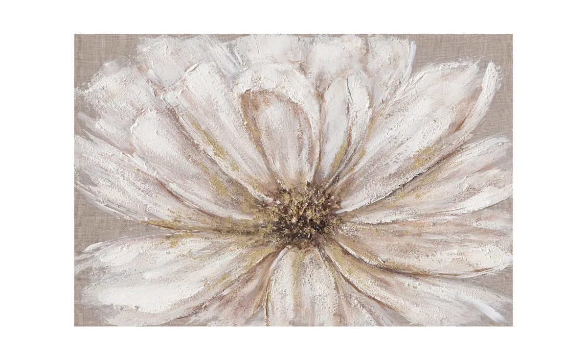Slika White flower 80x120cm