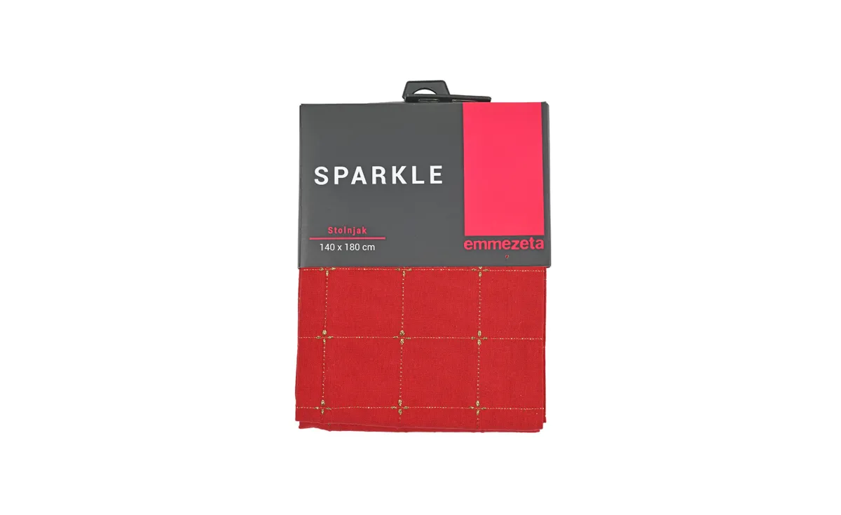 Stolnjak Sparkle 140x180cm crveni