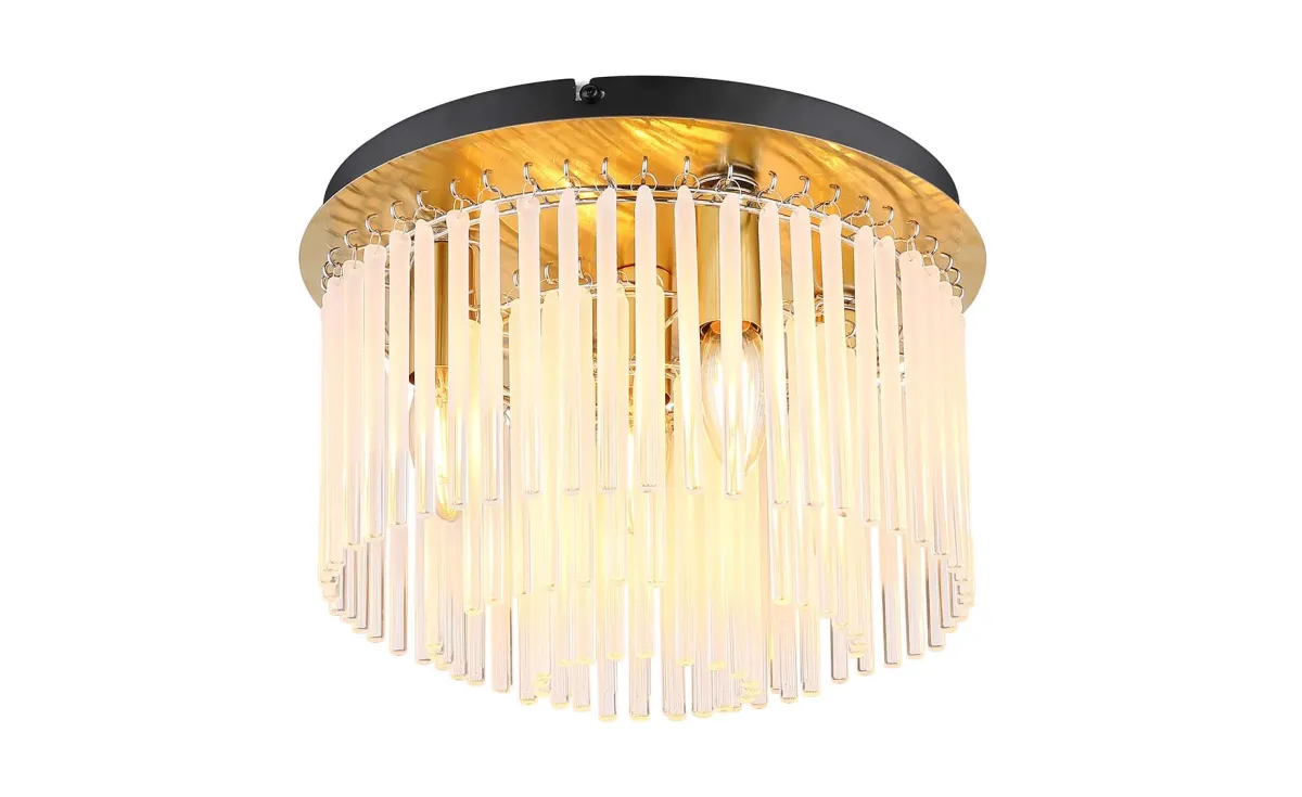 Stropna lampa Gorely zlatna