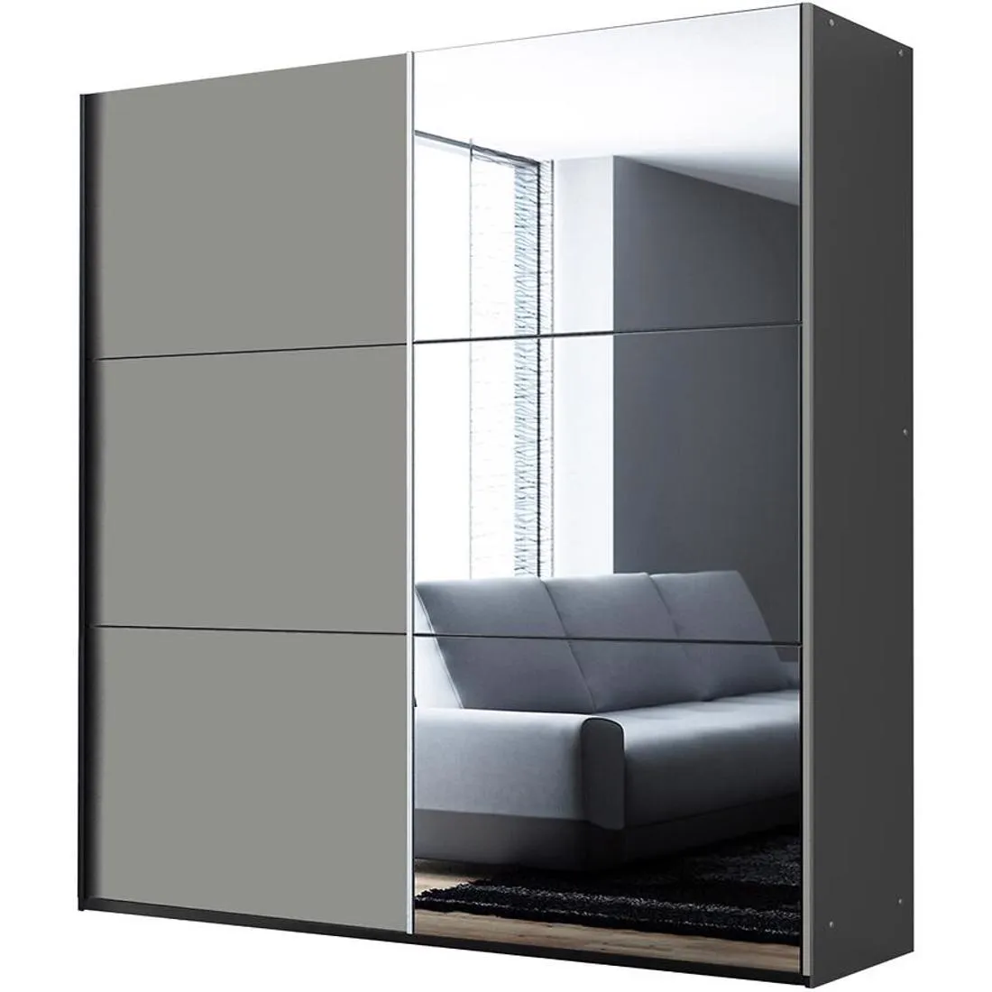 Vigo ormar 151x65x215 cm siva