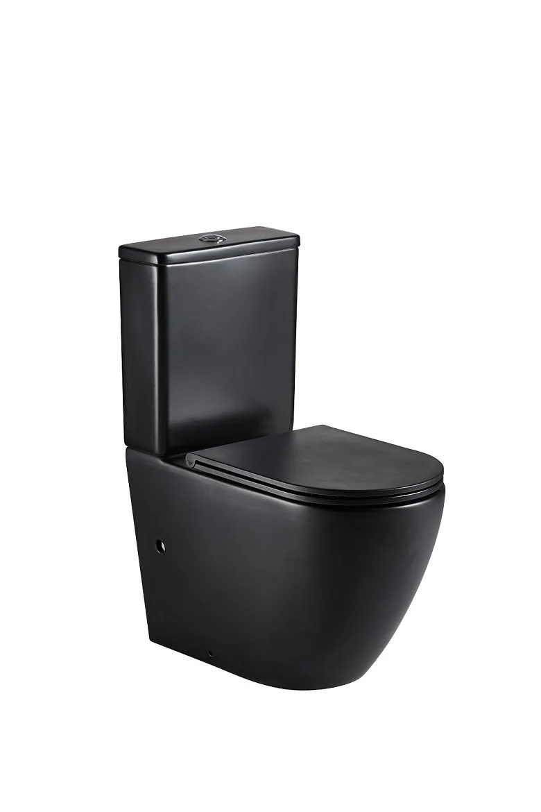 WC monoblok Igar Black bez ivice  sa soft-close WC daskom
