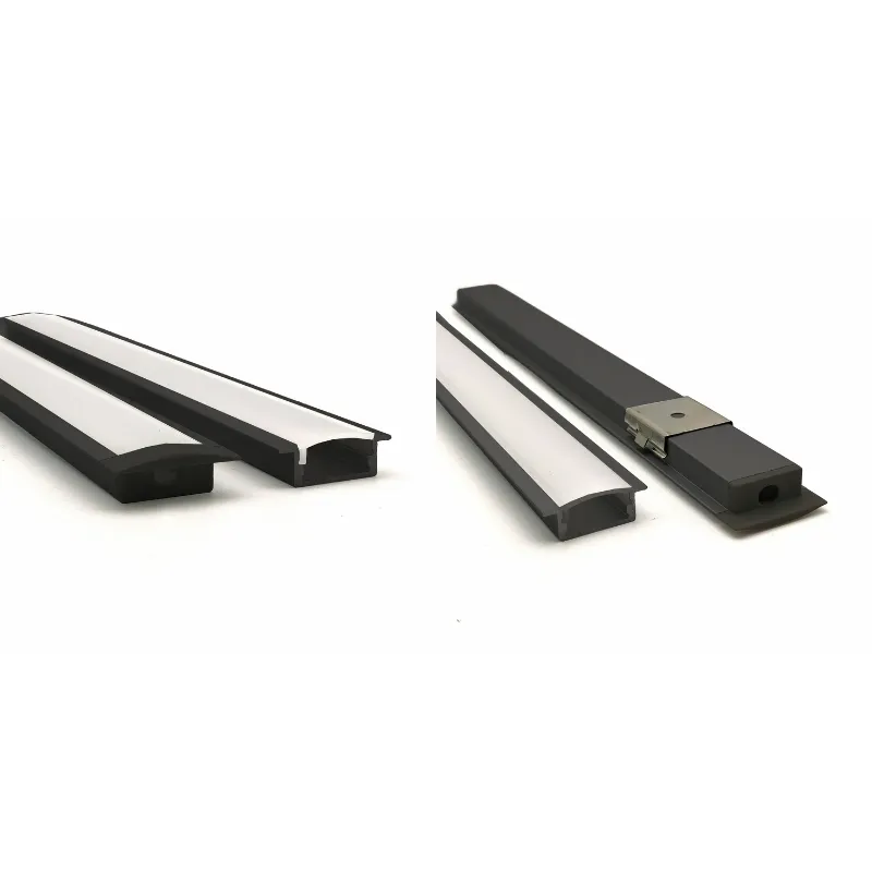 YG-1708A Mat Black 17mm Lajsna za Led Traku 2,7m