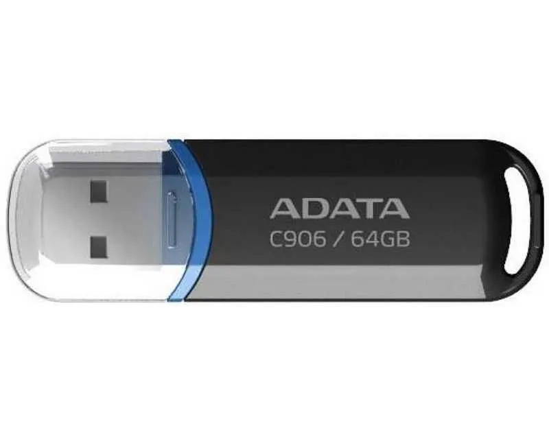 A-DATA USB flash memorija 64GB 2.0 AC906-64G-RBK crni