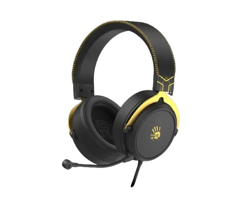 A4 TECH Gaming slušalice M590i Bloody Virtual 7.1/ crna/žuta