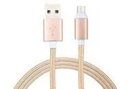 ALPHA STAR Kabl USB2.0 na Micro USB 2M/ upleten/ zlatna