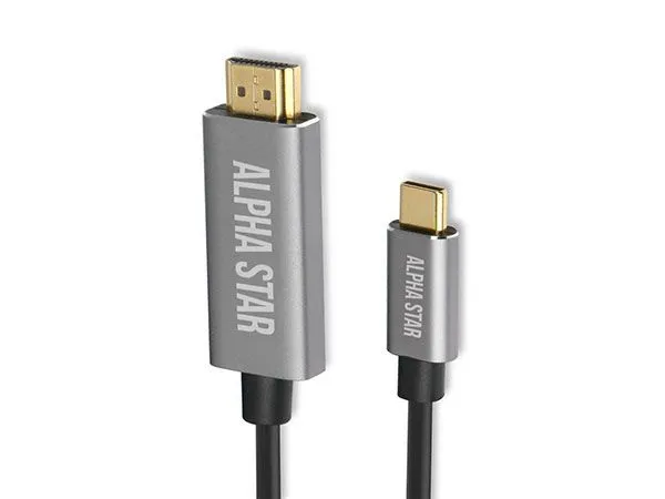 ALPHA STAR USB kabl TIP-C na HDMI 4K/ 1.2m