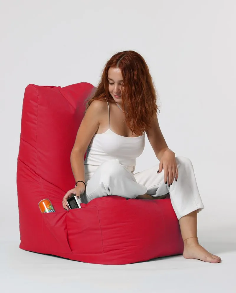 ATELIER DEL SOFA Baštenski lazy bag Diamond/ crvena