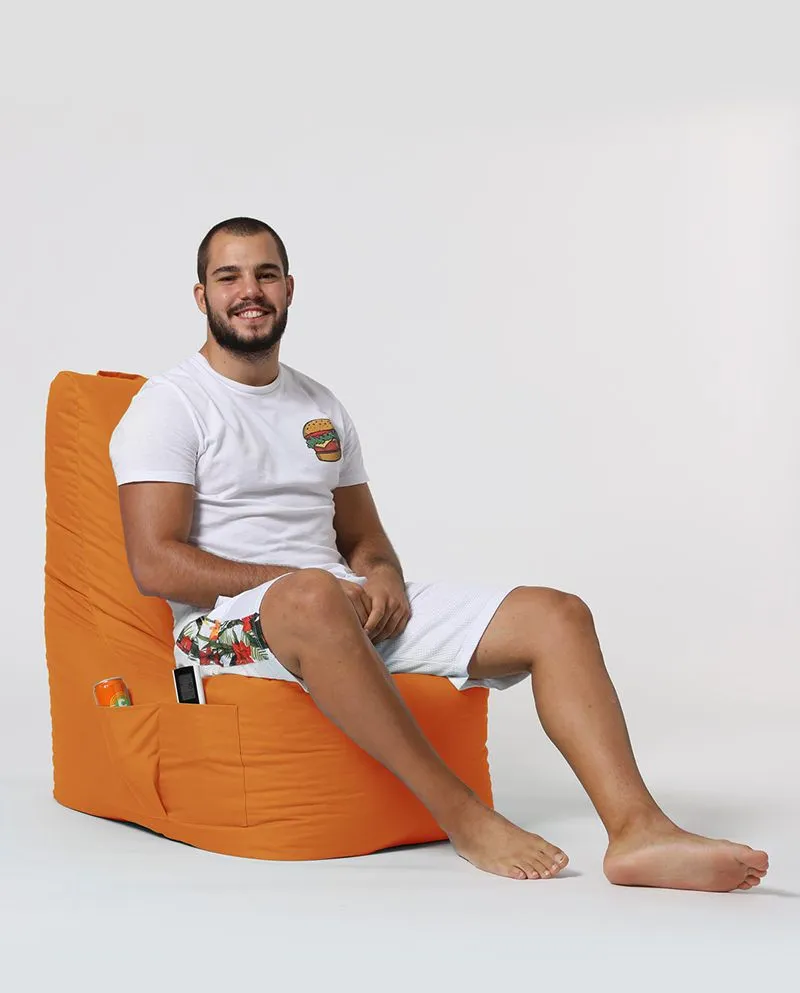 ATELIER DEL SOFA Baštenski lazy bag Diamond/ narandžasta