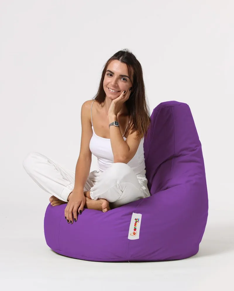 ATELIER DEL SOFA Baštenski lazy bag  Drop L/ ljubičasta