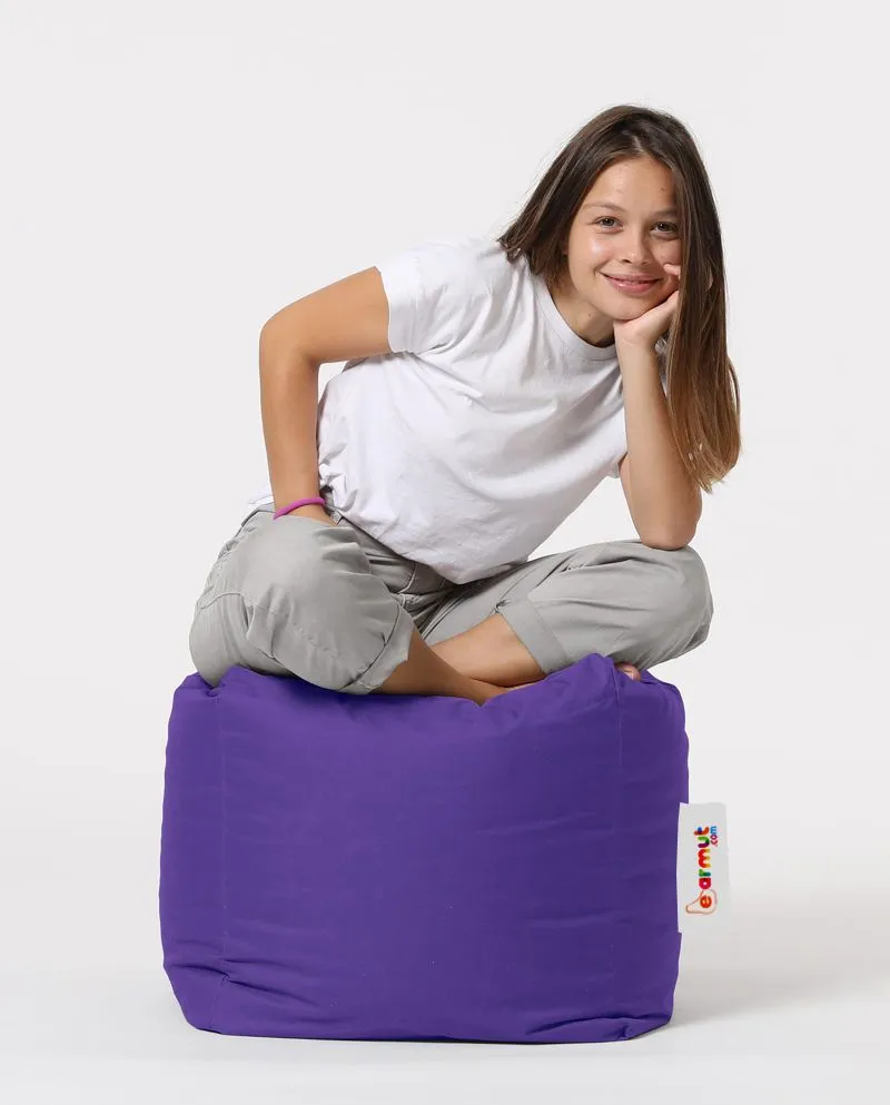 ATELIER DEL SOFA Baštenski lazy bag - tabure Square/ ljubičasta