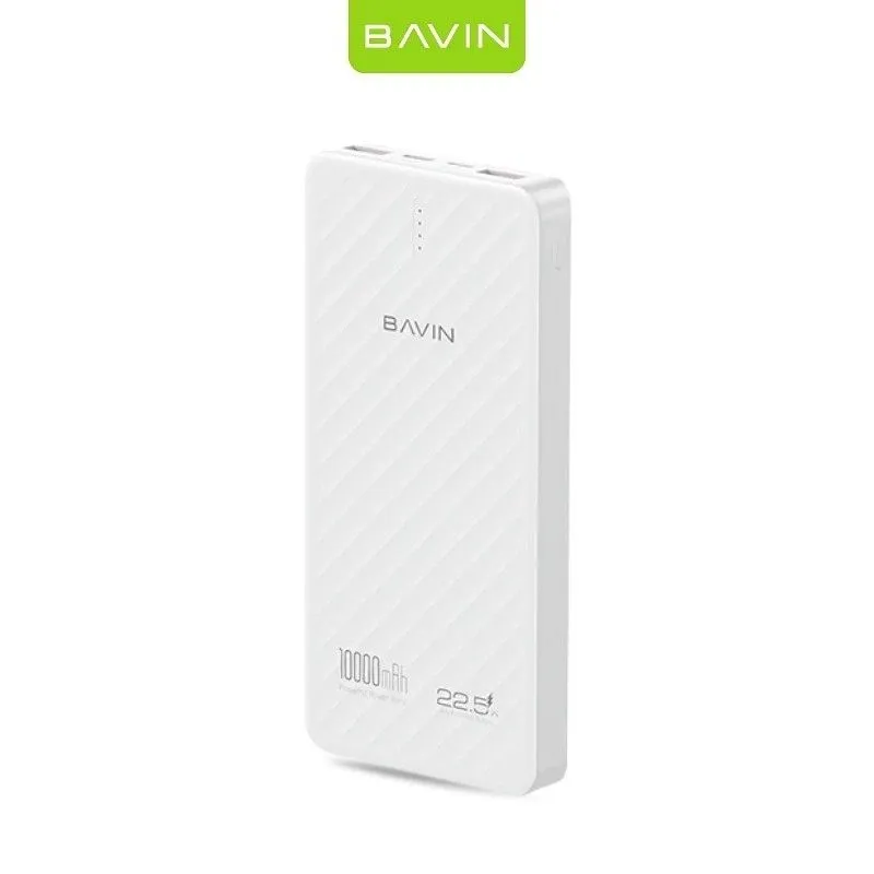 BAVIN Power Bank 10000mAh 22.5W/ bela