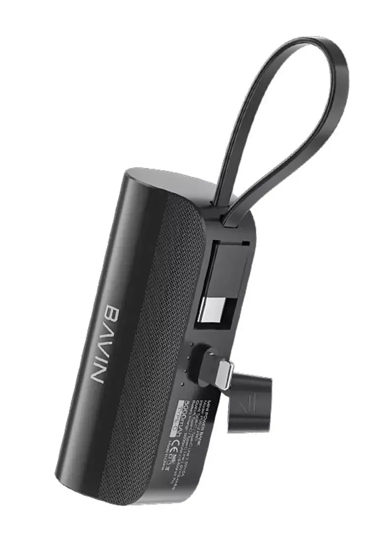 BAVIN Power bank 5000mAh/ crna