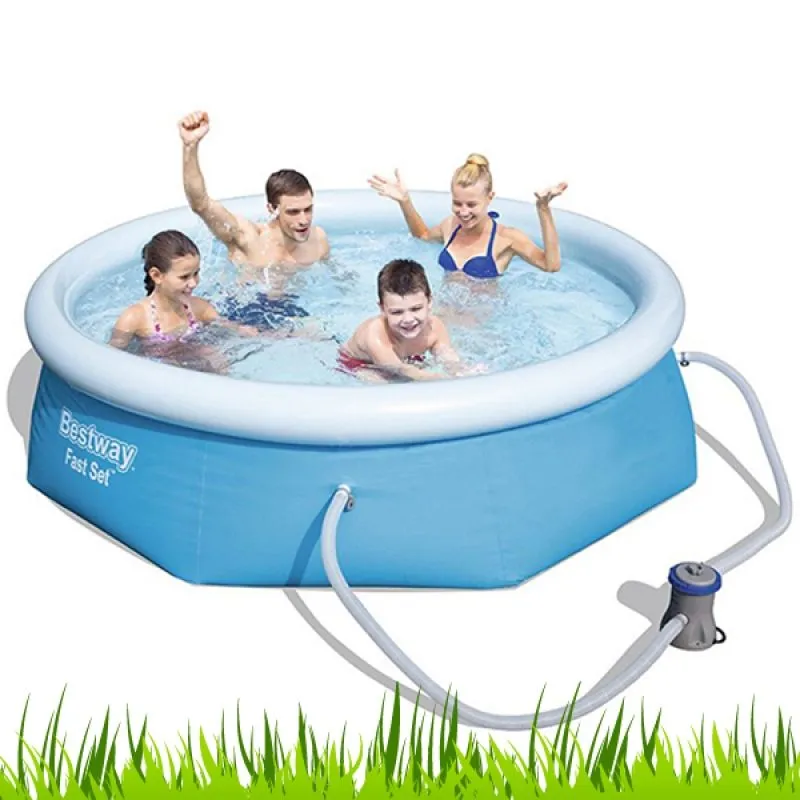 BESTWAY Bazen za dvorište sa filter pumpom 305x76cm Fast Set