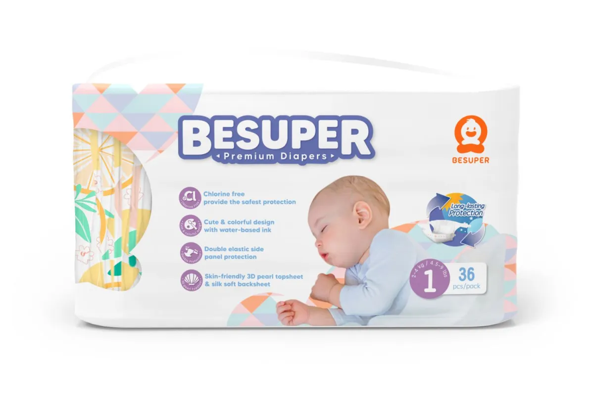 BESUPER Premium Pelene 1 (NB/ 2-4 kg) 36 kom