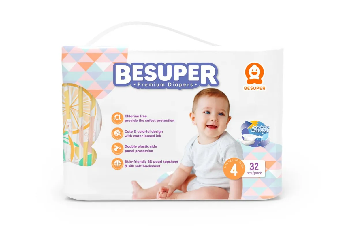 BESUPER Premium Pelene 4 (L/ 9-14 kg) 32 kom
