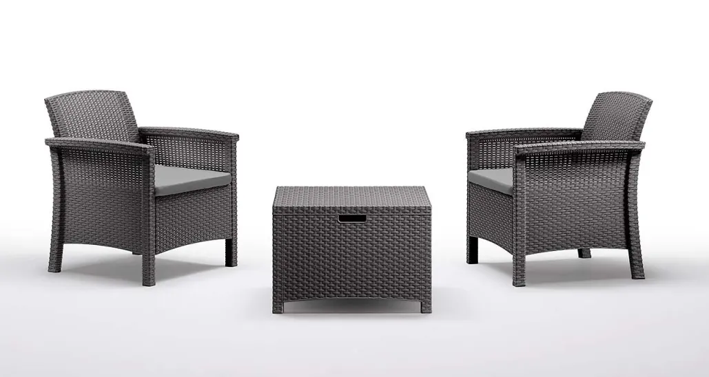 BICA Baštenski set Venezia terrace/ antracit