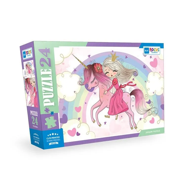 BLUE FOCUS Puzzle Cute princess -  24 dela bf308