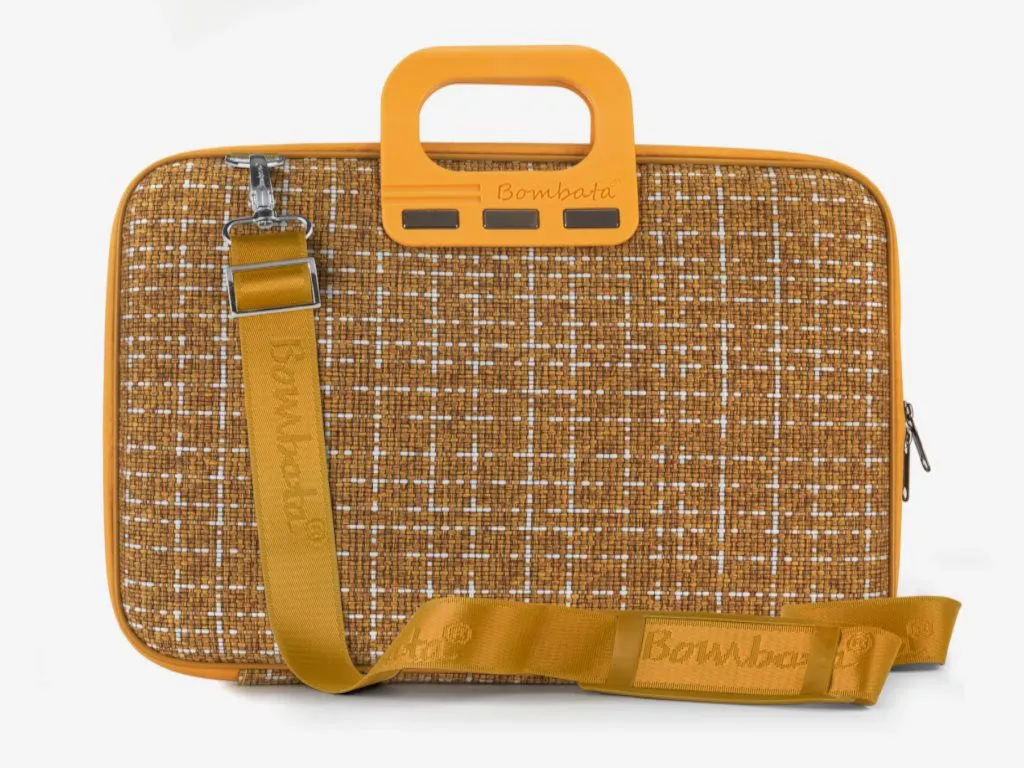 BOMBATA Torba za laptop 15.6 Tweed/ žuta