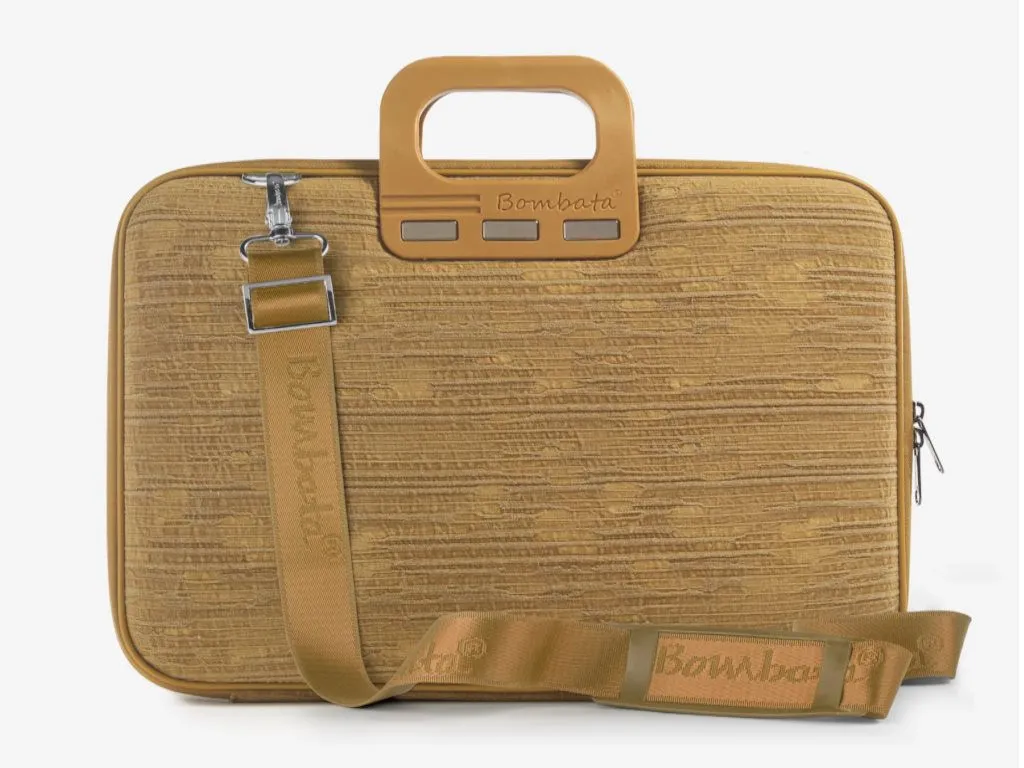 BOMBATA Torba za laptop 15.6 Vintage/ žuta