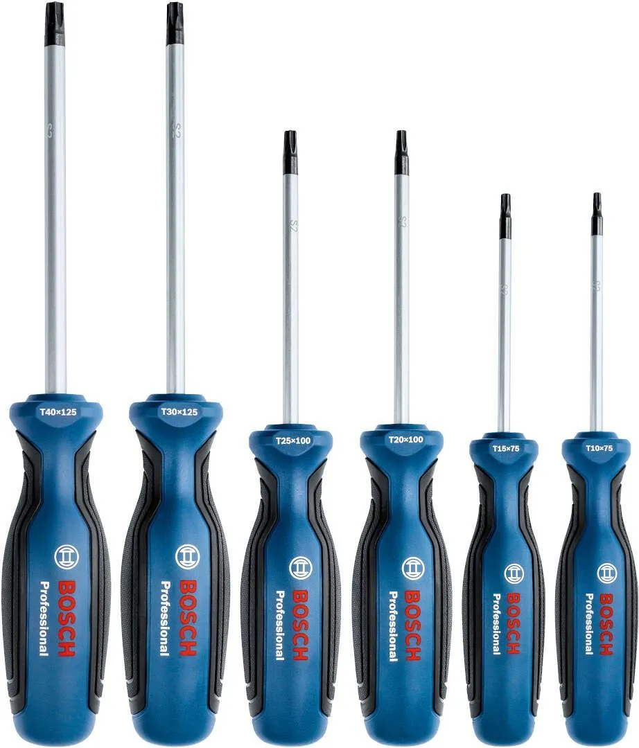 BOSCH Šestodelni set odvijača Torx
