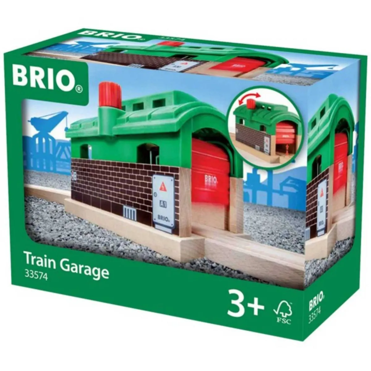 BRIO Garaža za vozove