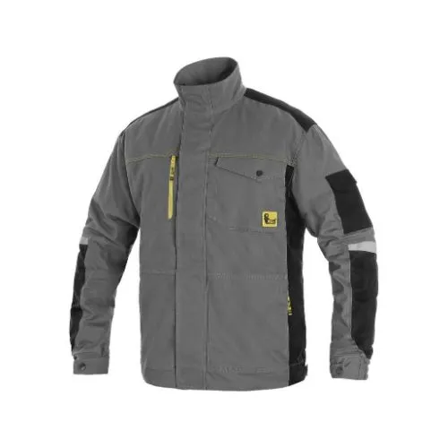CANIS Radna bluza Stretch/ siva/crna