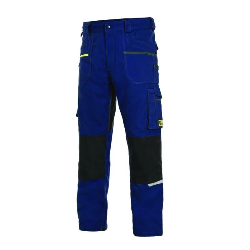 CANIS Radne pantalone do struka Stretch/ teget/crna