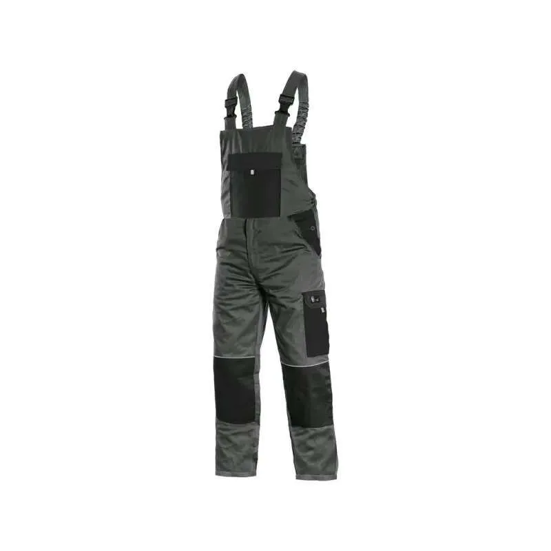 CANIS Radne pantalone na tregere Phoenix Cronos/ siva/crna