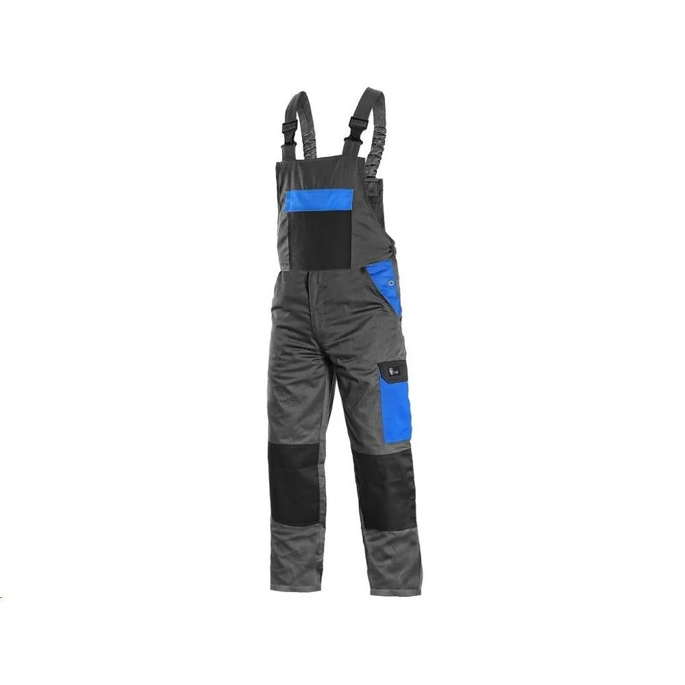 CANIS Radne pantalone na tregere Phoenix Cronos/ siva/plava