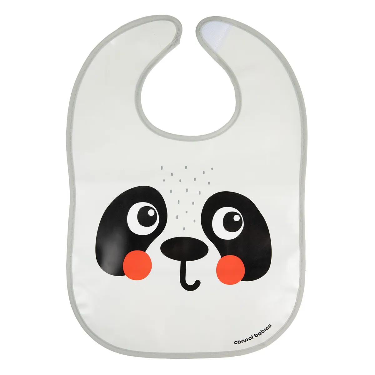CANPOL BABIES Portikla za bebe sa džepom Panda/ bela
