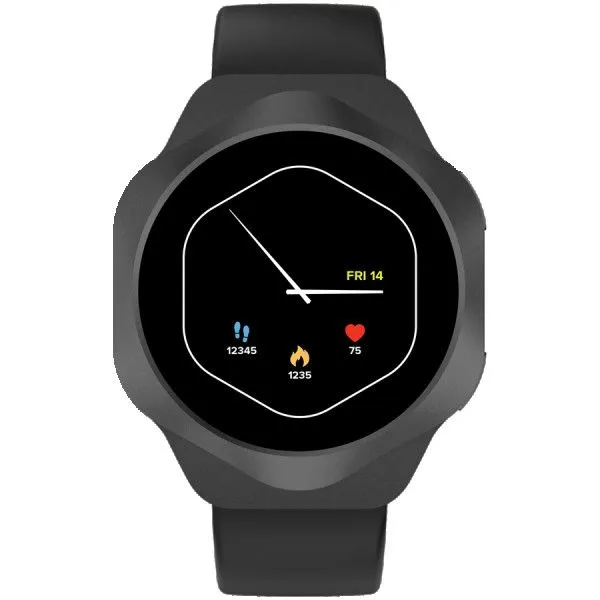 CANYON Pametni sat Hexagon 88 BT-CALL/ crna