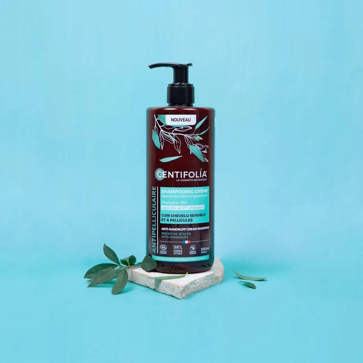 CENTIFOLIA Prirodni šampon protiv peruti sa eukaliptusom - 500ml