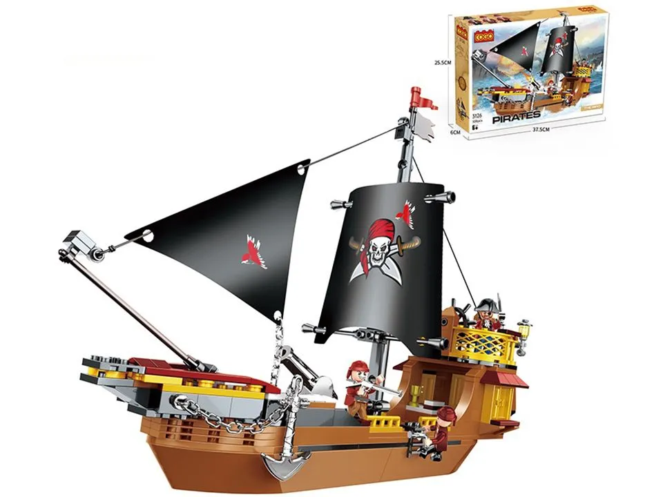 Cogo kocke piratski brod