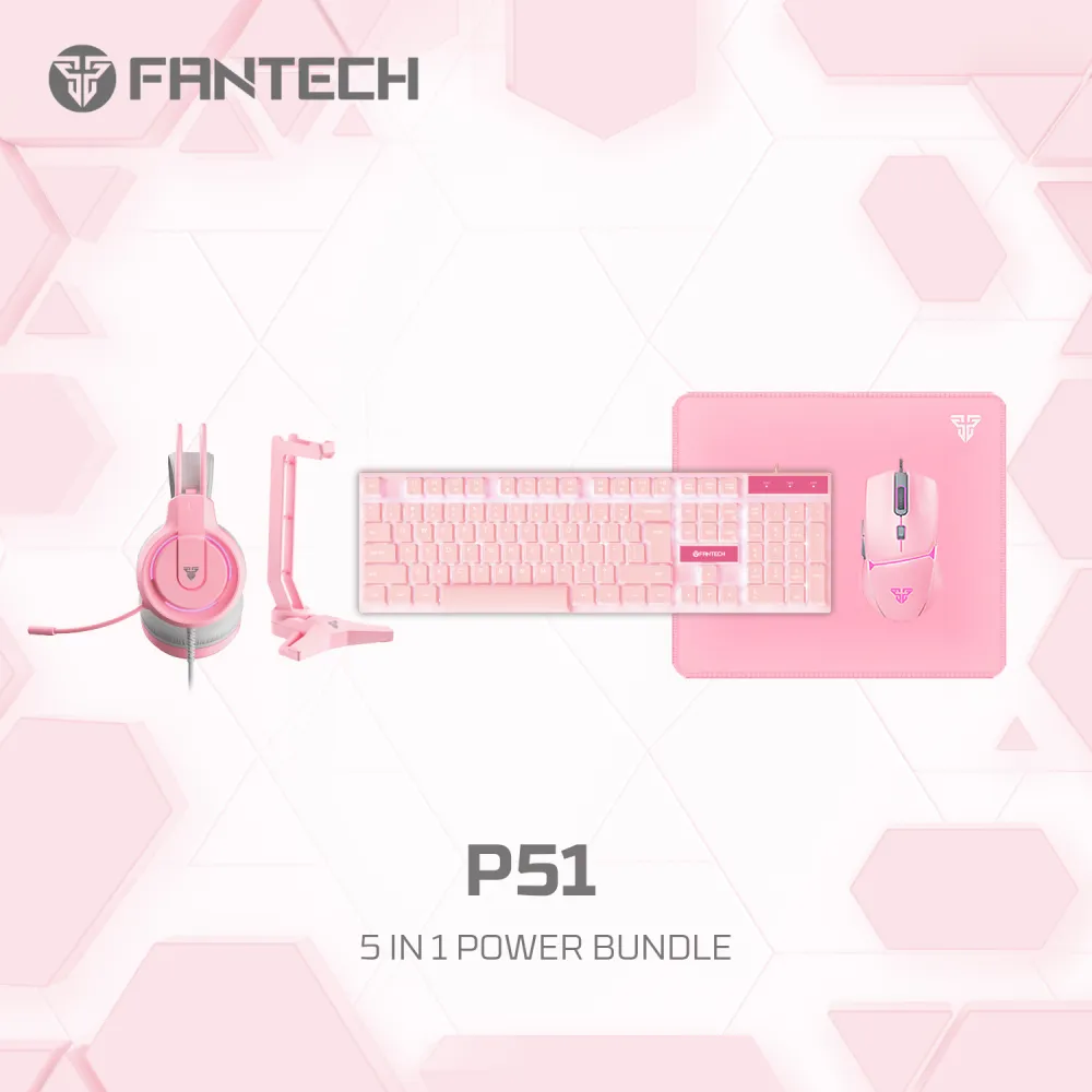 FANTECH Combo set P51 Sakura 5u1/ roze