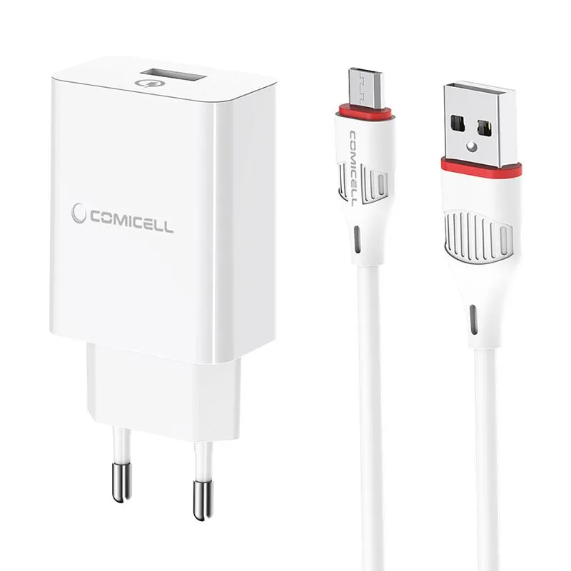COMICELL Punjač Superior CO-BA21A Fast QC3.0 18W 3A Micro USB/ bela