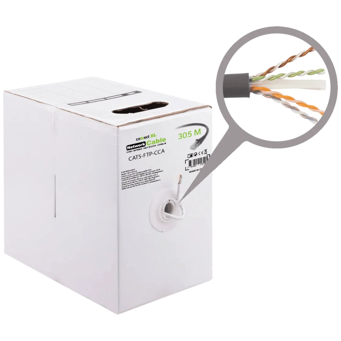 Connect XL Mrežni FTP kabl/ CAT5e - CAT5-FTP-CCA