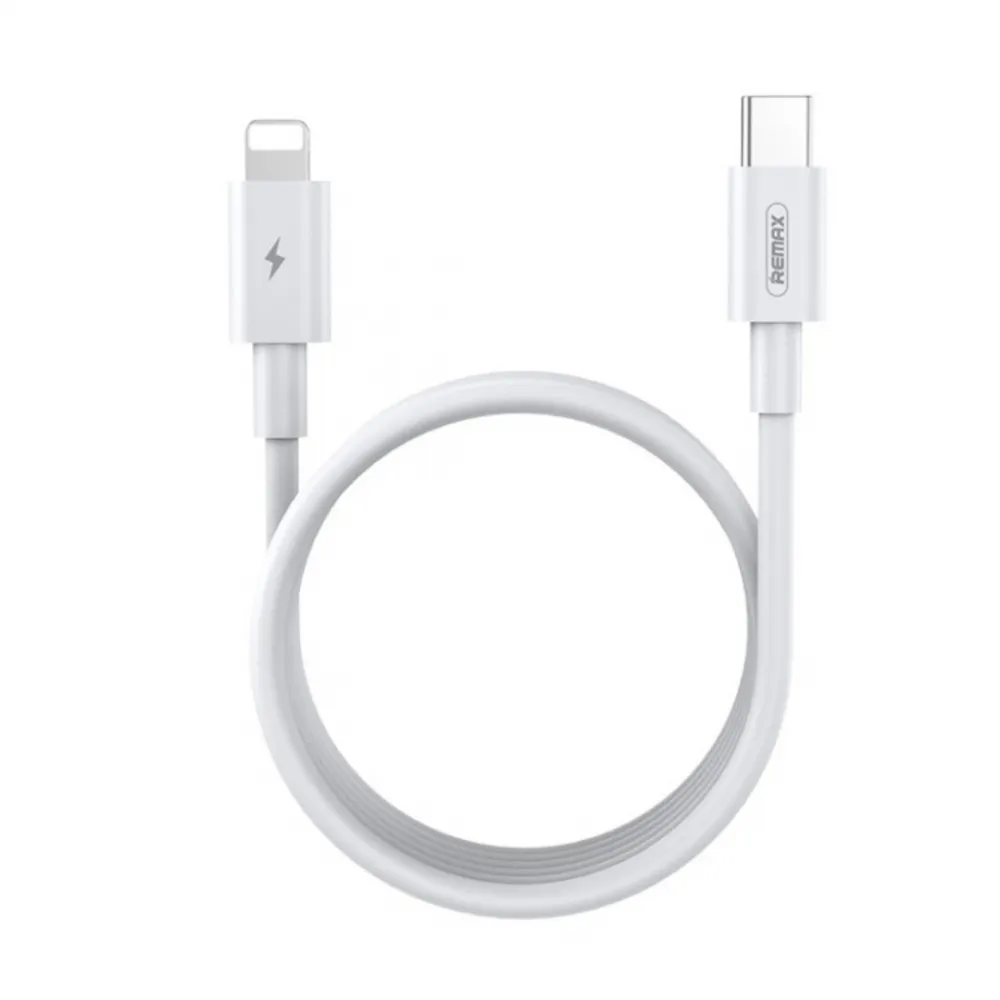 Data kabl REMAX RC-183i PD 30W Type C na iPhone lightning 2m beli