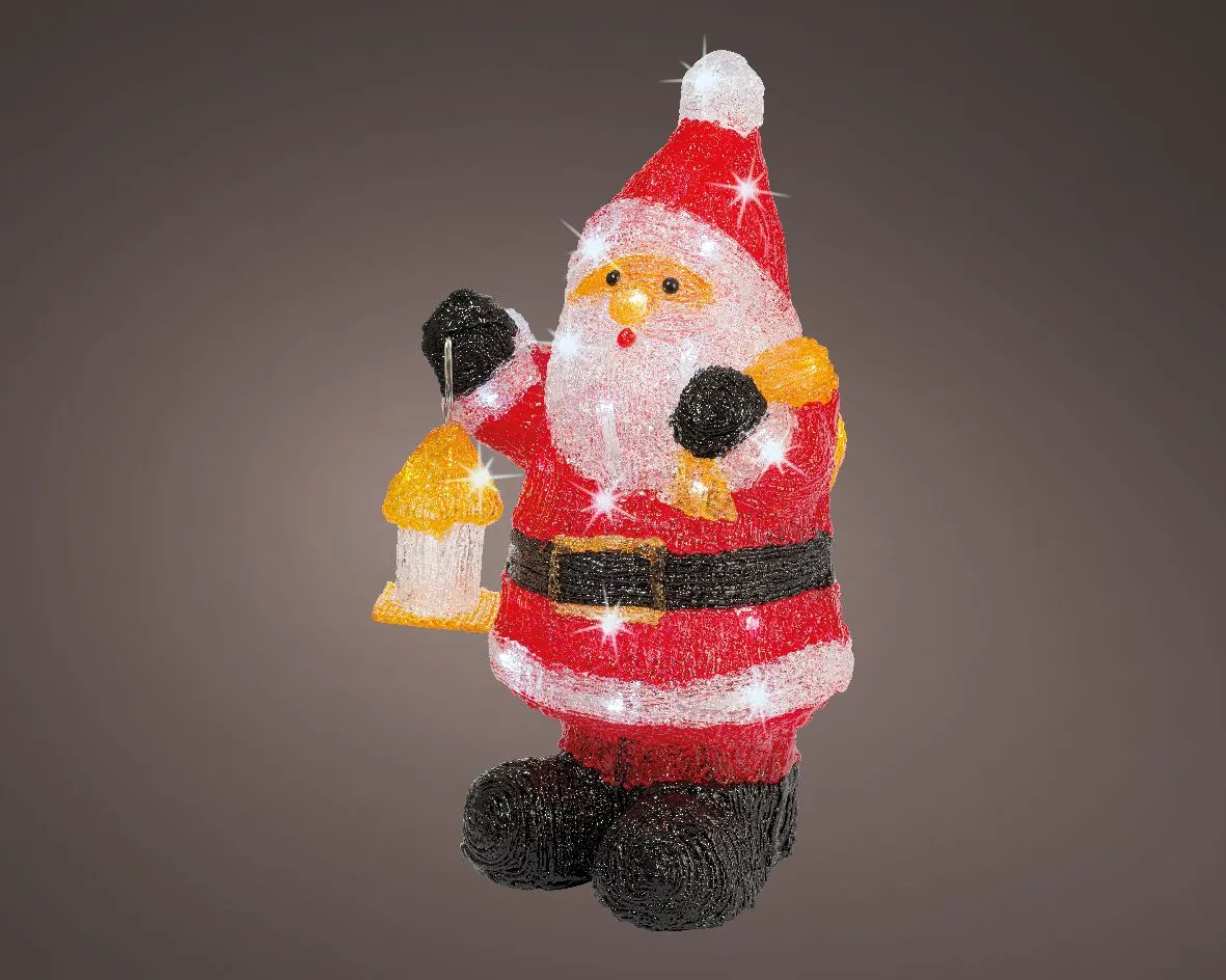 DECORIS LED Akrilna figura deda mraza 491155