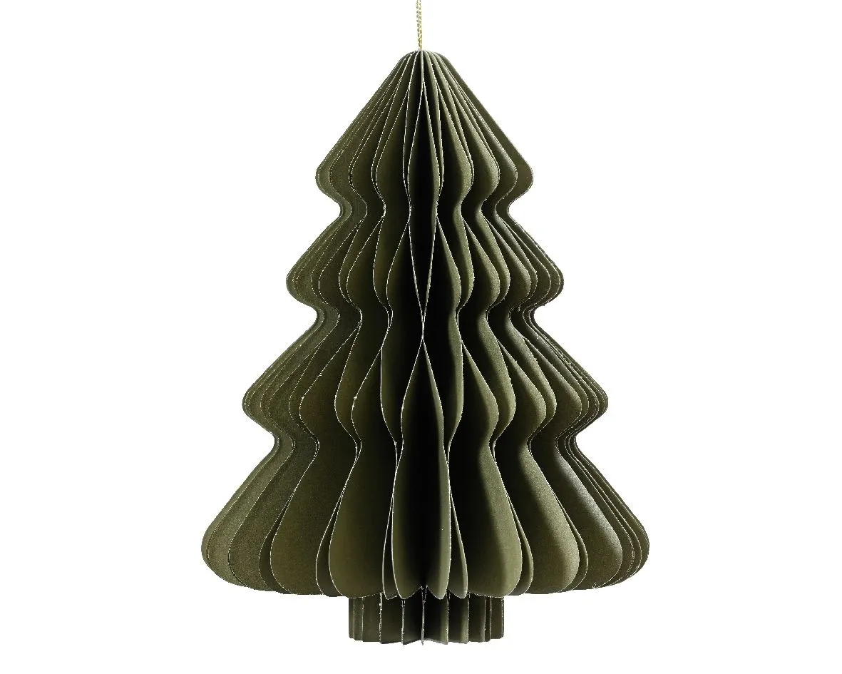 DECORIS Novogodišnji papirni ukras jelka